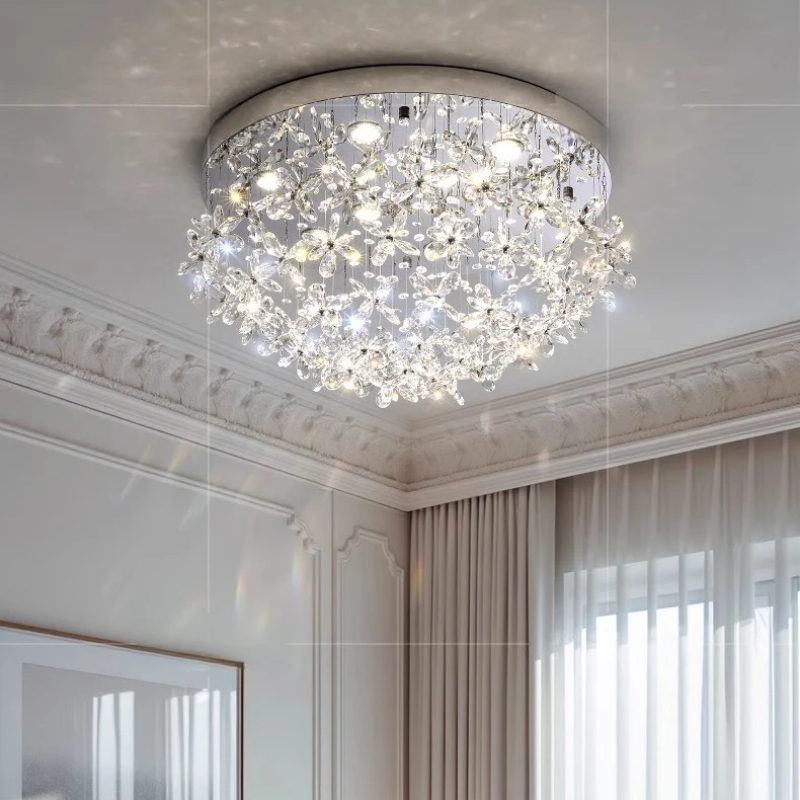 Interior Design Years - Amerikanische Luxus-K9-Kristall-Acryl-Designerleuchte, Deckenlampe, Lüster, Hotel-Innenbeleuchtung, geeignet