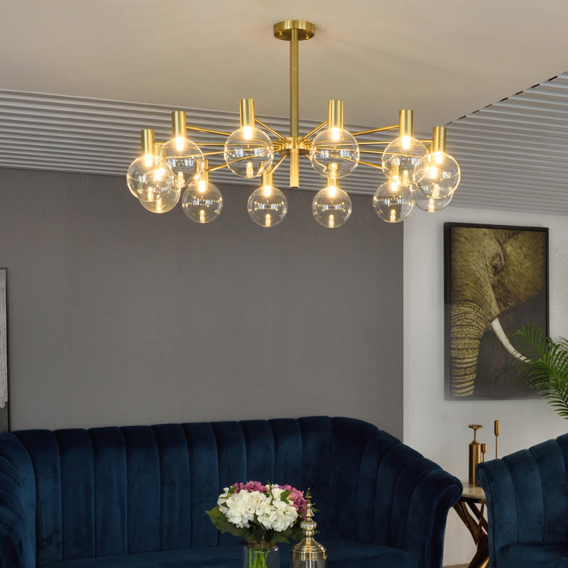 Interior Design Years - Licht Luxus Wohnzimmer LED Kronleuchter einfache