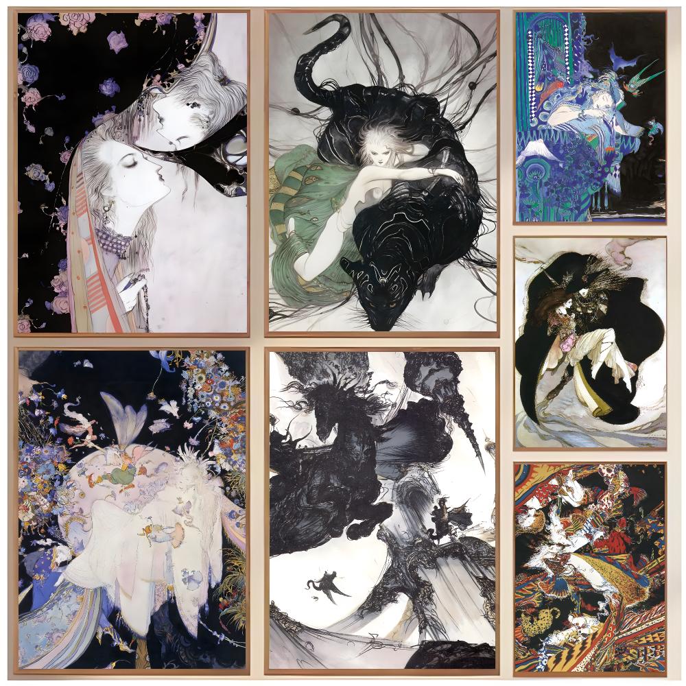 Interior Design Illustrated - Traumhaftes Poster des Illustrators Y-Yoshitaka Amano
