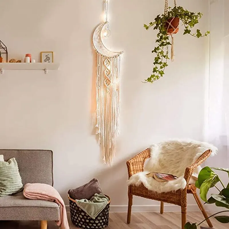 Interior Design Home - Nordische dekorative Anhänger Wandteppich Traum fänger