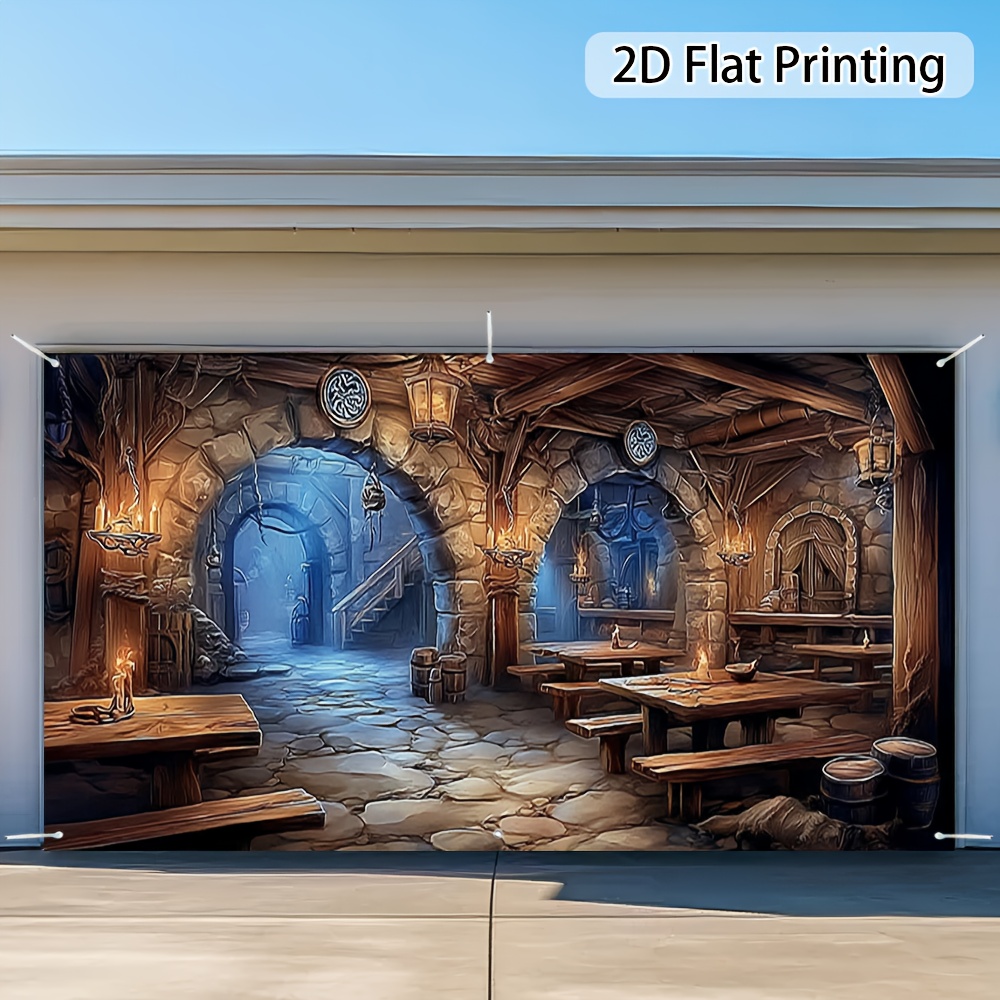 Interior Design Years - Ein 2D-gedrucktes Innendesign einer mittelalterlichen Taverne,