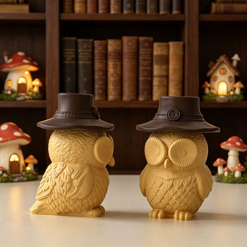 2er-Set Silikonformen für Eule – Ceramic Candle Vessel Bewertung und Preis