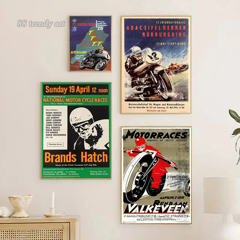 Vintage 24-Pferde-Motorrad-Ren – Interior Design Studio Bewertung und Preis