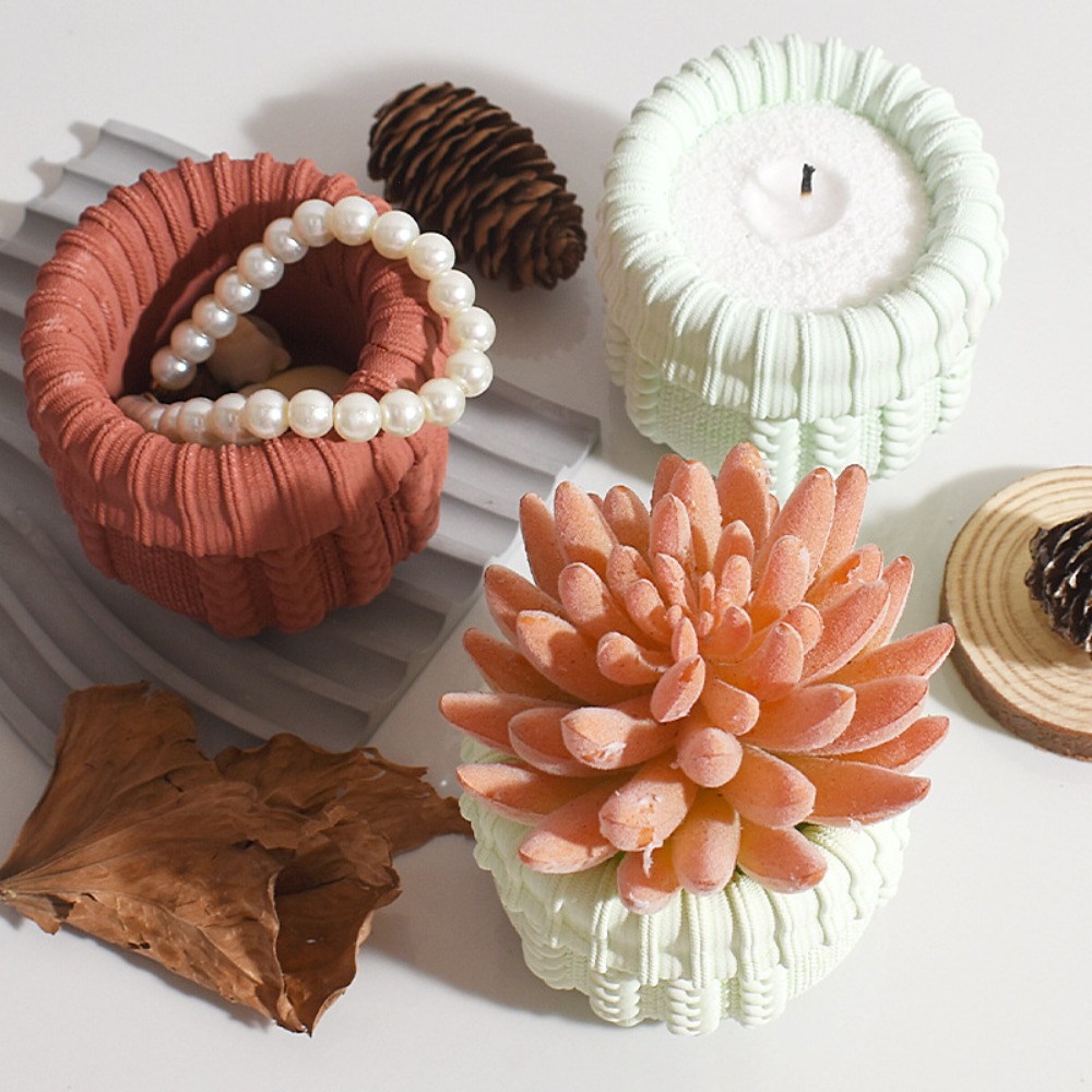 Stricken Hut Gips Kerzenhalter – Ceramic Candle Vessel Bewertung und Preis