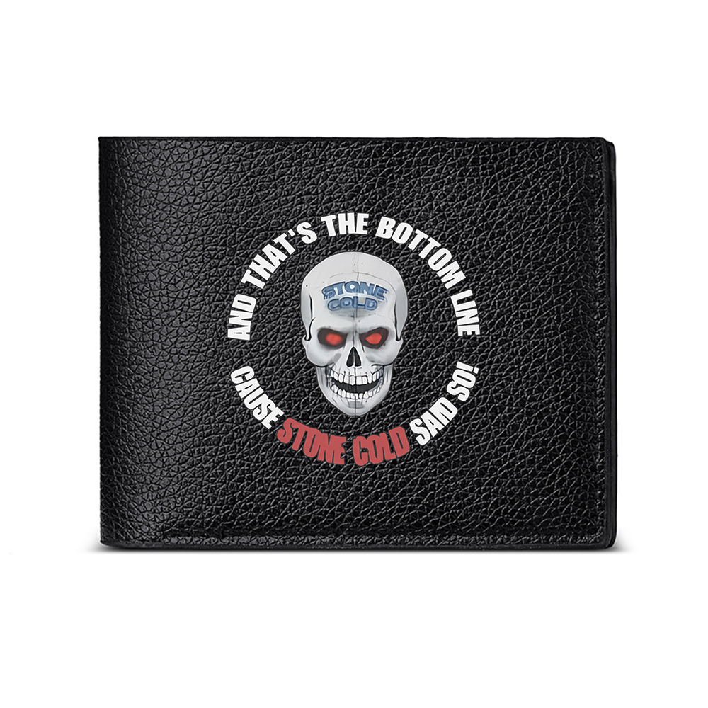 Geldbörse mit „Stone Cold Skul – Interior Design Quotes Short Bewertung und Preis