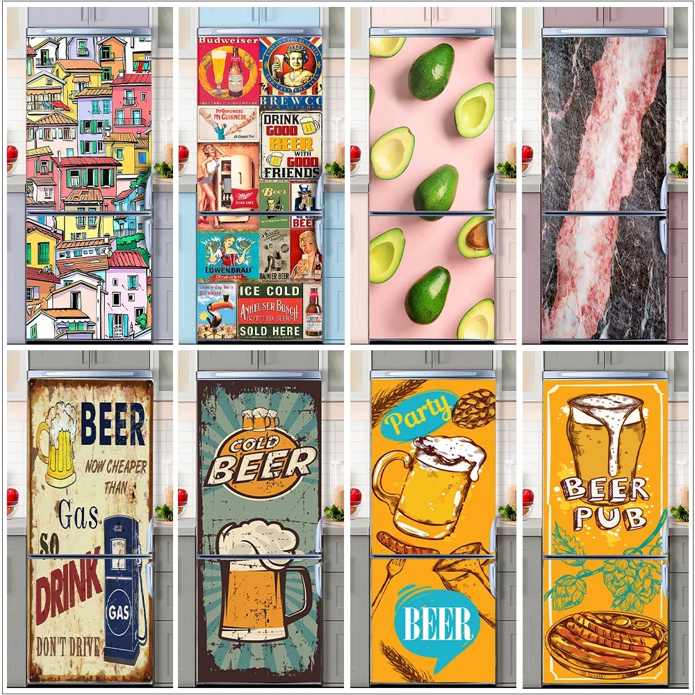 Retro Graffiti Kühlschrank Tür – Interior Design Home Bewertung und Preis