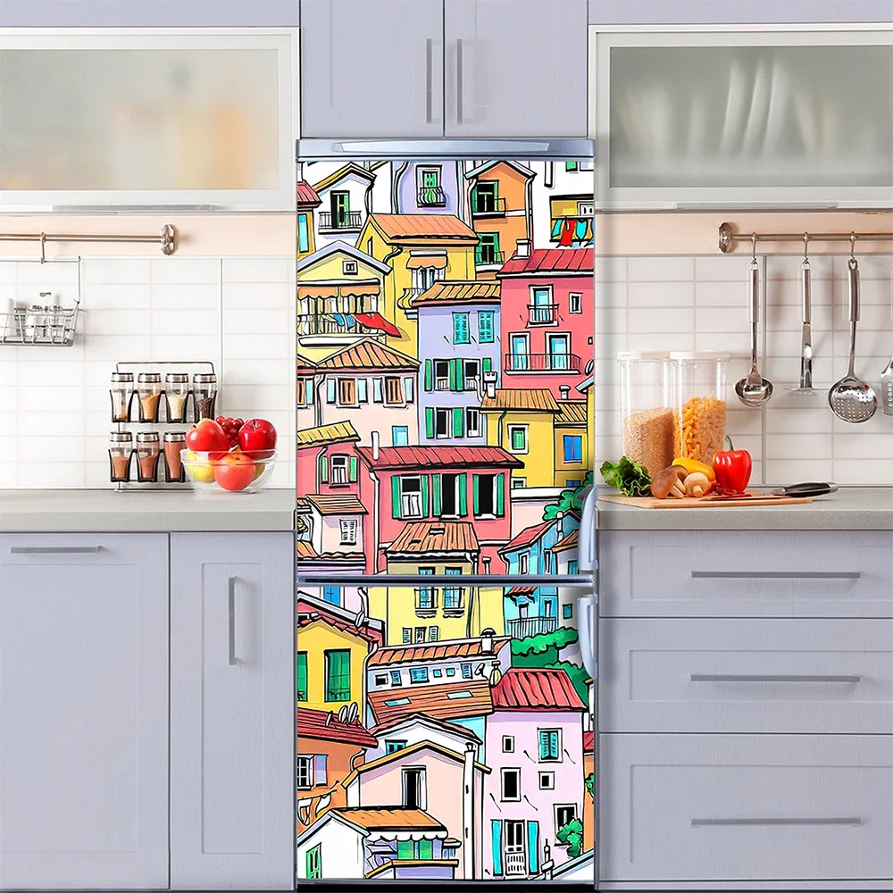 Retro Graffiti Kühlschrank Tür – Interior Design Home Bewertung und Preis