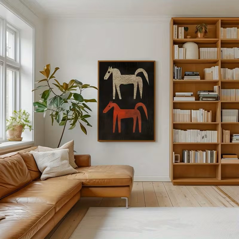Tier-Leinwandposter mit Wester – Interior Design Home Bewertung und Preis