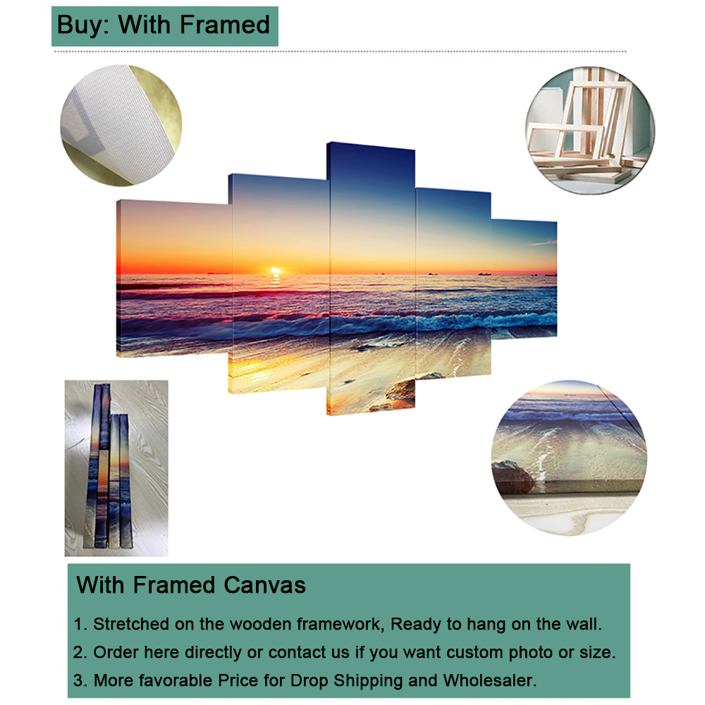 5-teiliges Wandkunst-Leinwand- – Interior Design Studio Bewertung und Preis