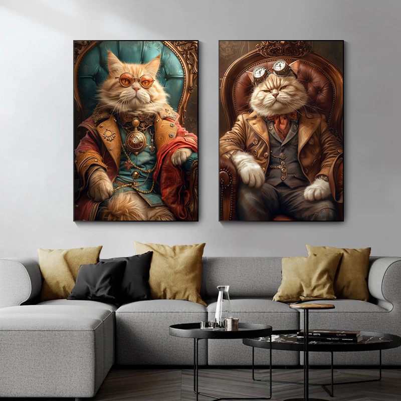 Coole Steampunk Tiere Porträt  – Interior Design Studio Bewertung und Preis