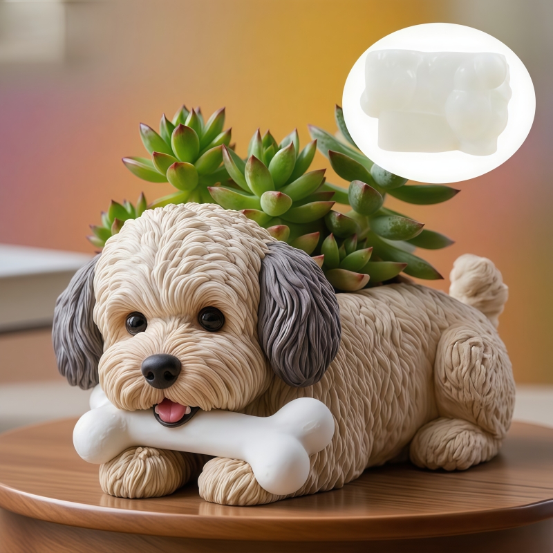 Niedliche Hundeknochen-Form Su – Ceramic Candle Vessel Bewertung und Preis