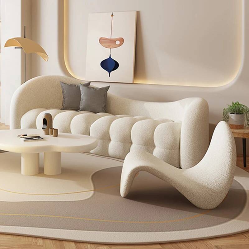 Cremeweiße Wohnzimmersofas, In – Interior Design White And Wood Bewertung und Preis