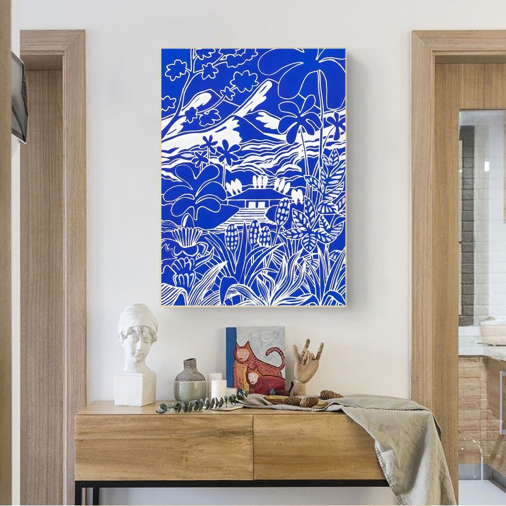 Abstrakte klein blau einfache  – Interior Design Studio Bewertung und Preis