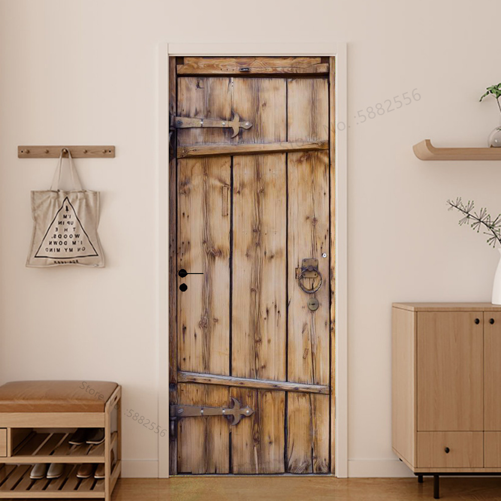 Imitation Holztür-Aufkleber Re – Interior Design Home Bewertung und Preis