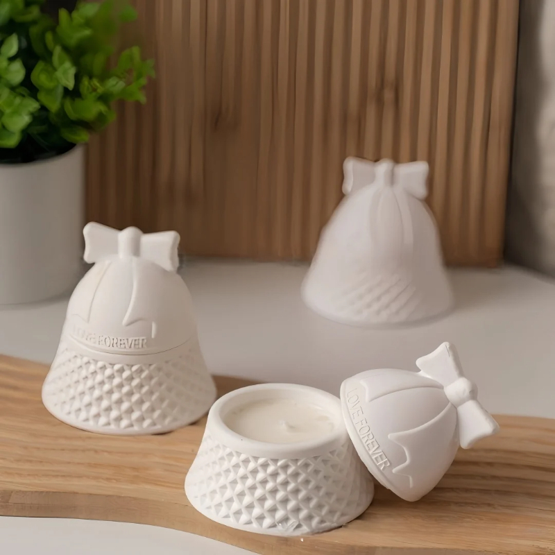 Weihnachtsglockenförmige Silik – Ceramic Candle Vessel Bewertung und Preis