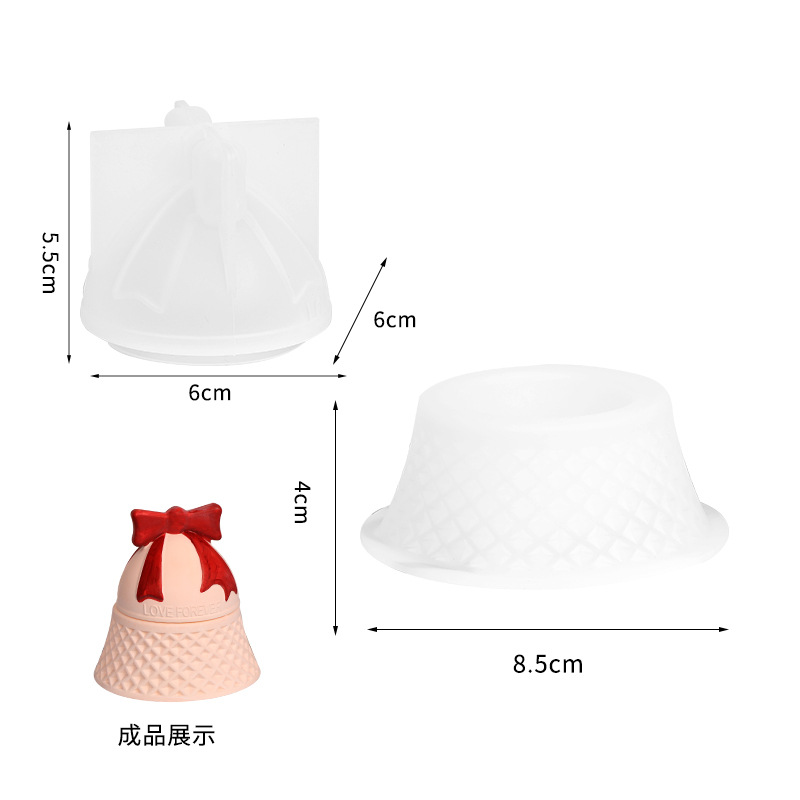 Weihnachtsglockenförmige Silik – Ceramic Candle Vessel Bewertung und Preis