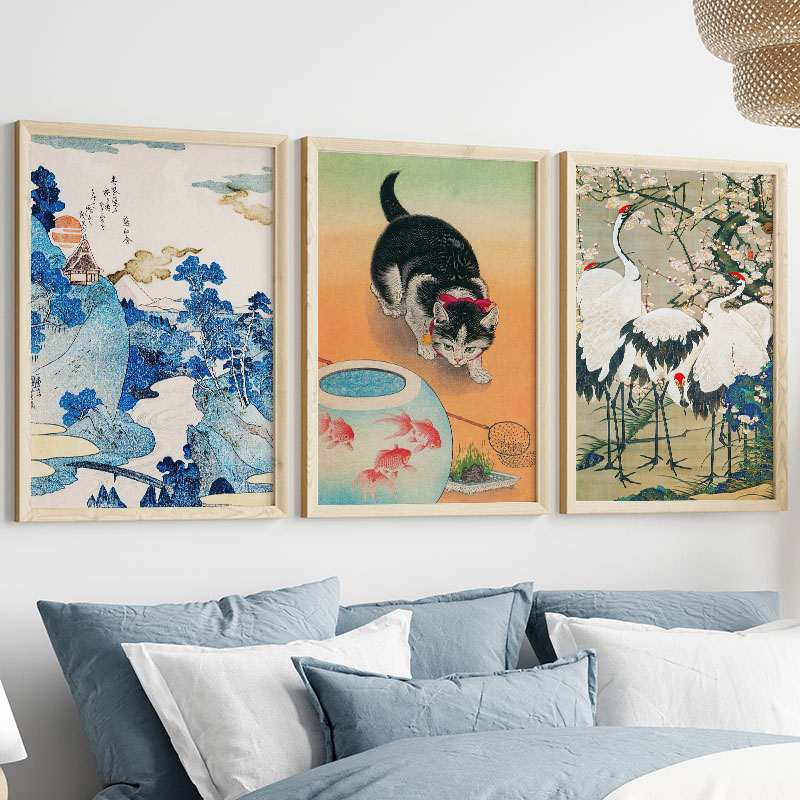 Japanische Katsushika Hokusai  – Interior Design Home Bewertung und Preis