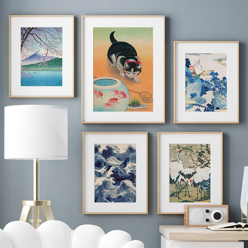 Japanische Katsushika Hokusai  – Interior Design Home Bewertung und Preis