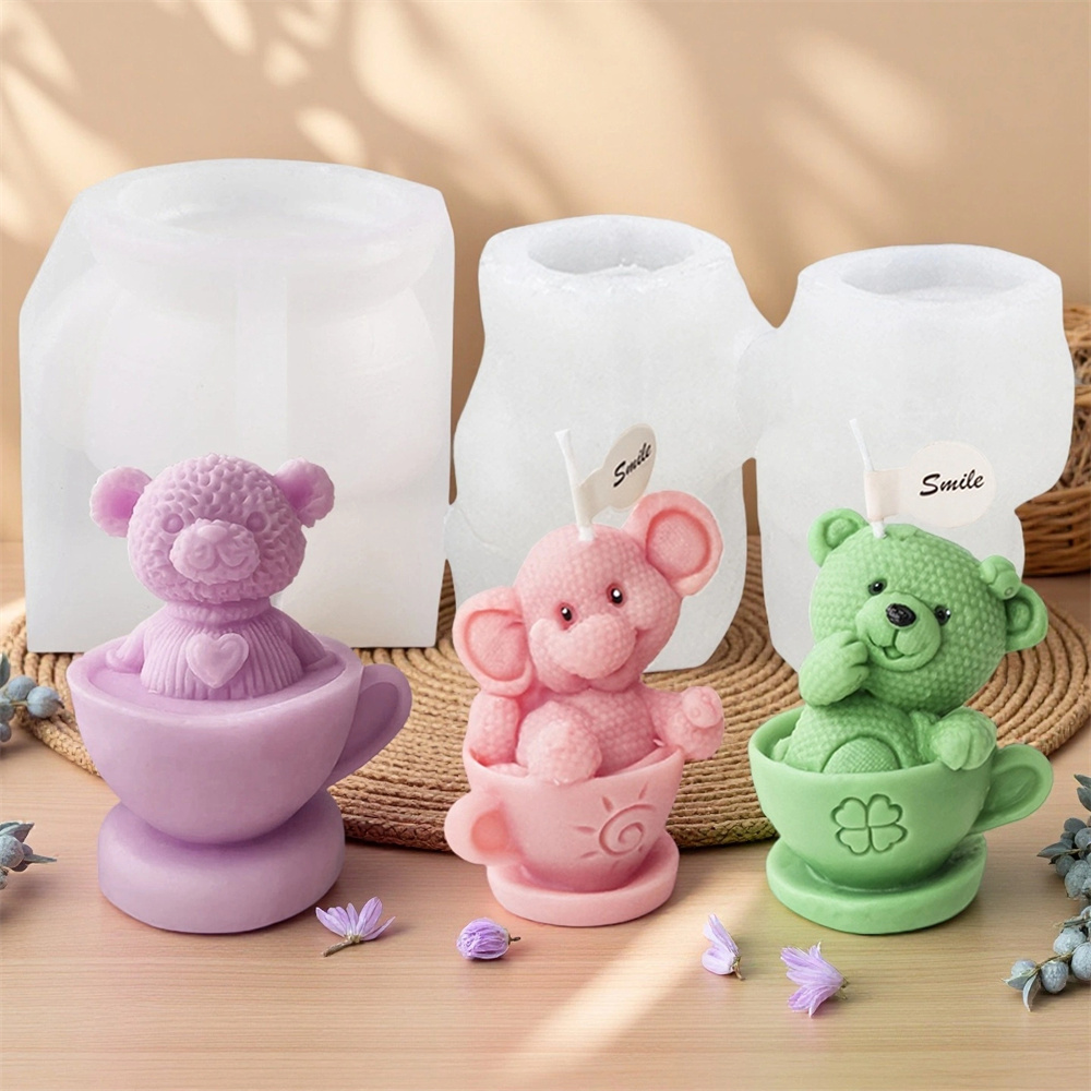Teddybär in Tasse Silikonform  – Ceramic Candle Vessel Bewertung und Preis